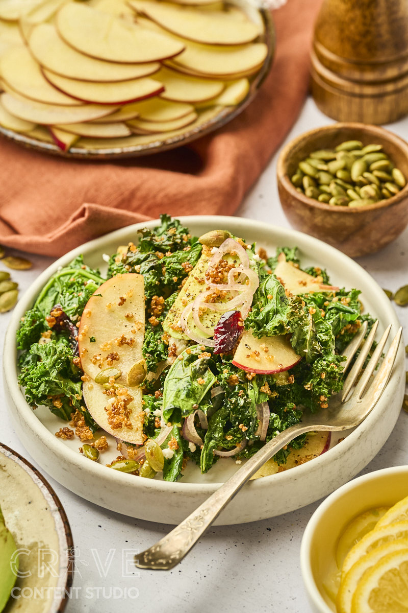 Crispy Quinoa Kale Salad