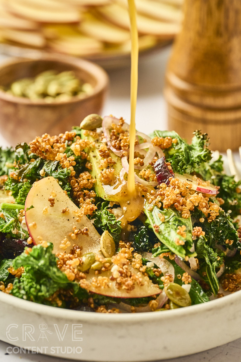 Crispy Quinoa Kale Salad