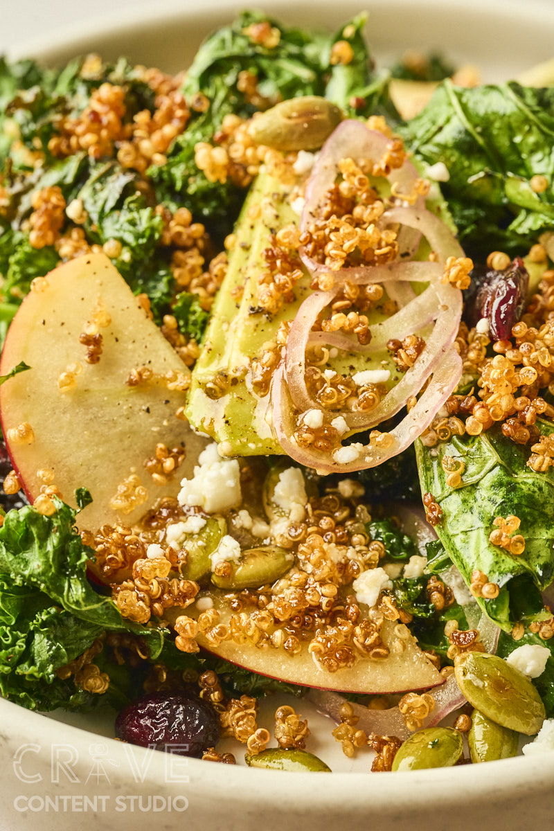 Crispy Quinoa Kale Salad