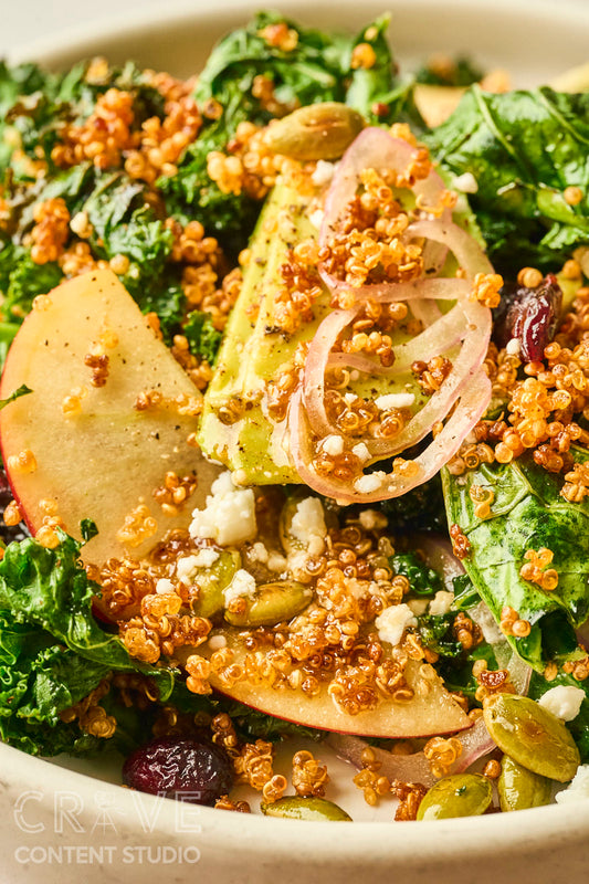 Crispy Quinoa Kale Salad