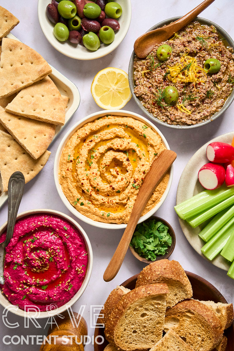 Dip Trio Bundle + Bonus Mezze Spread (Heroes Only)