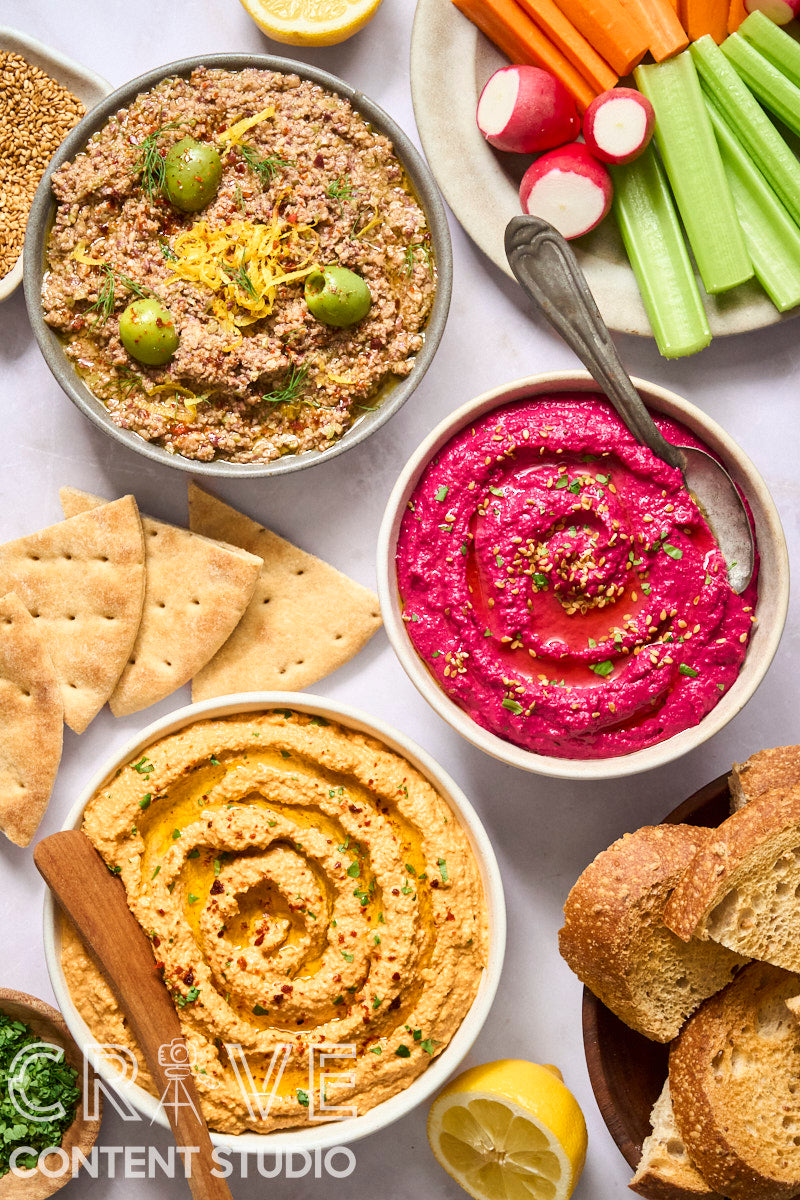 Dip Trio Bundle + Bonus Mezze Spread (Heroes Only)