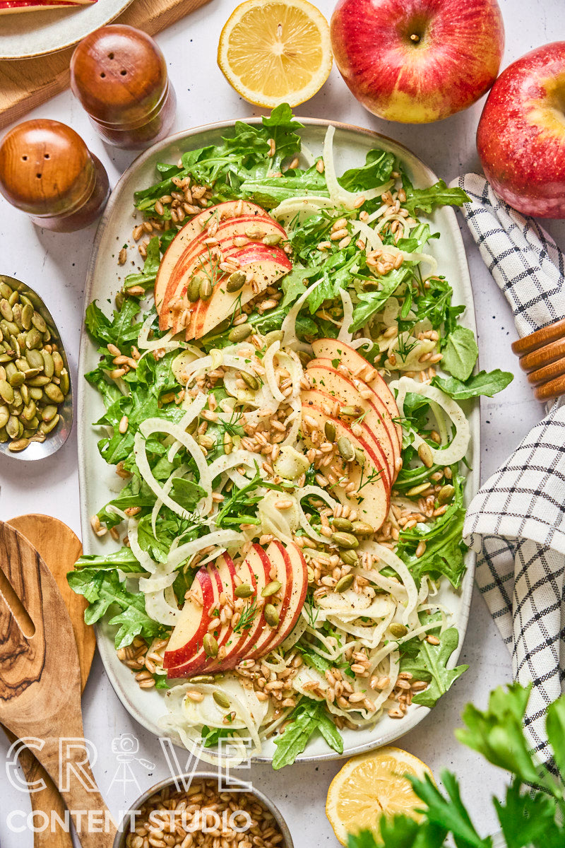 Shaved Fennel & Apple Farro Salad (Mini Exclusive)