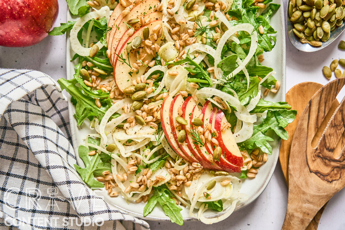 Shaved Fennel & Apple Farro Salad (Mini Exclusive)