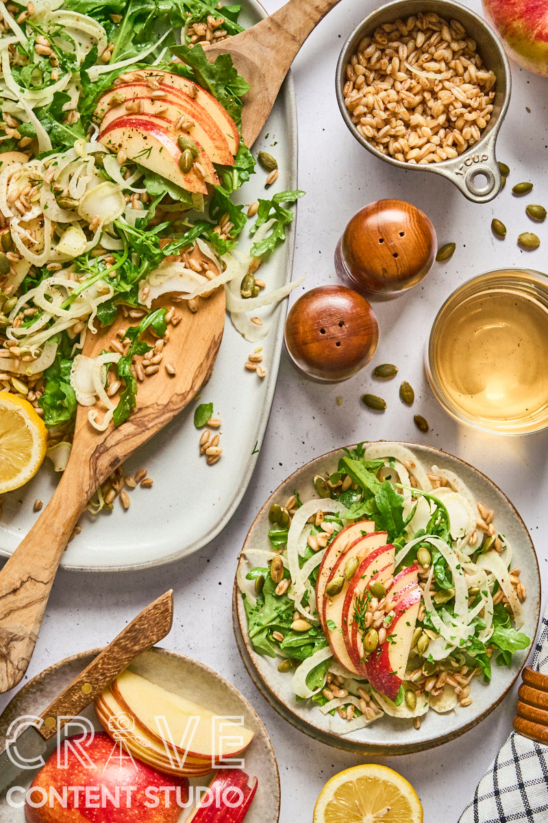 Shaved Fennel & Apple Farro Salad (Mini Exclusive)