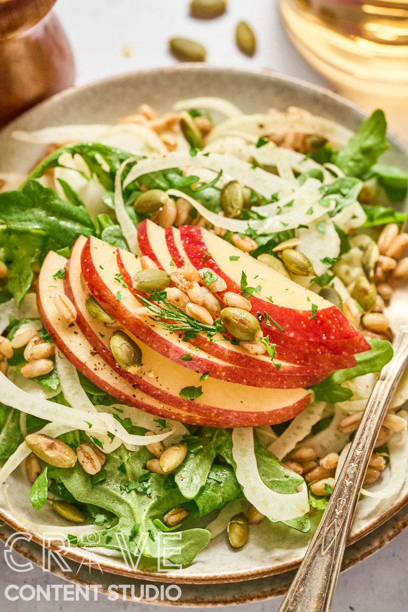 Shaved Fennel & Apple Farro Salad (Mini Exclusive)