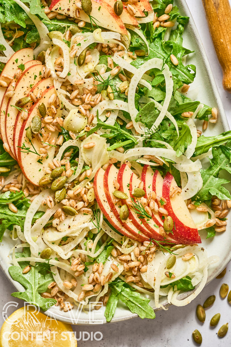 Shaved Fennel & Apple Farro Salad (Mini Exclusive)
