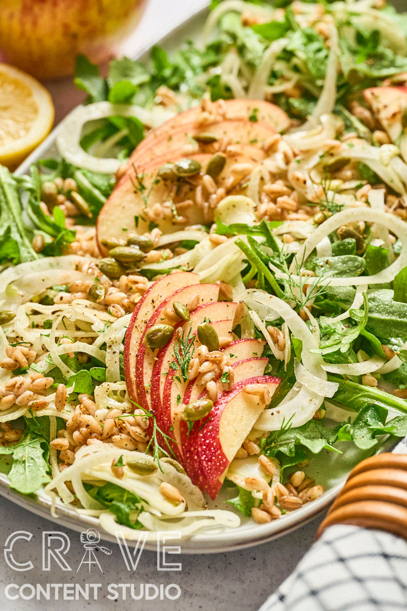 Shaved Fennel & Apple Farro Salad (Mini Exclusive)
