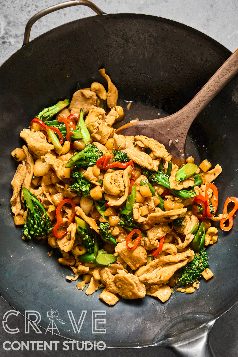 Ginger-Sesame Cashew Chicken Stir Fry