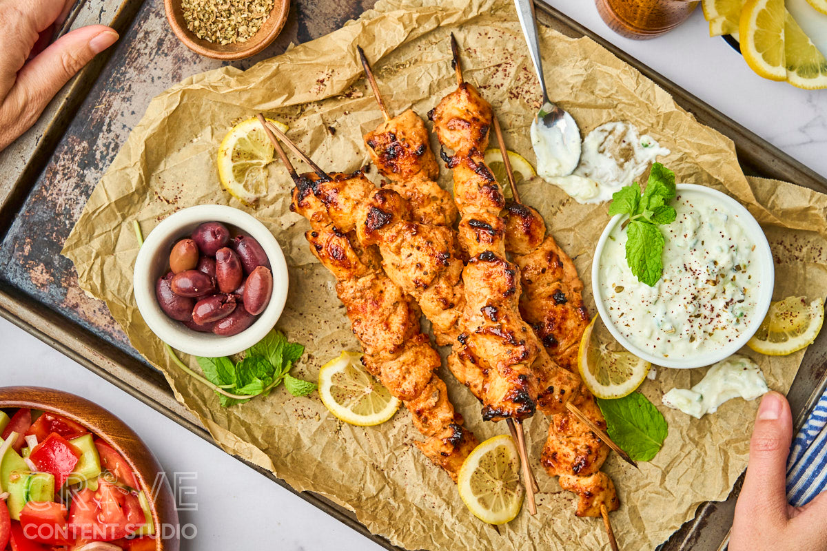 Greek Chicken Skewers