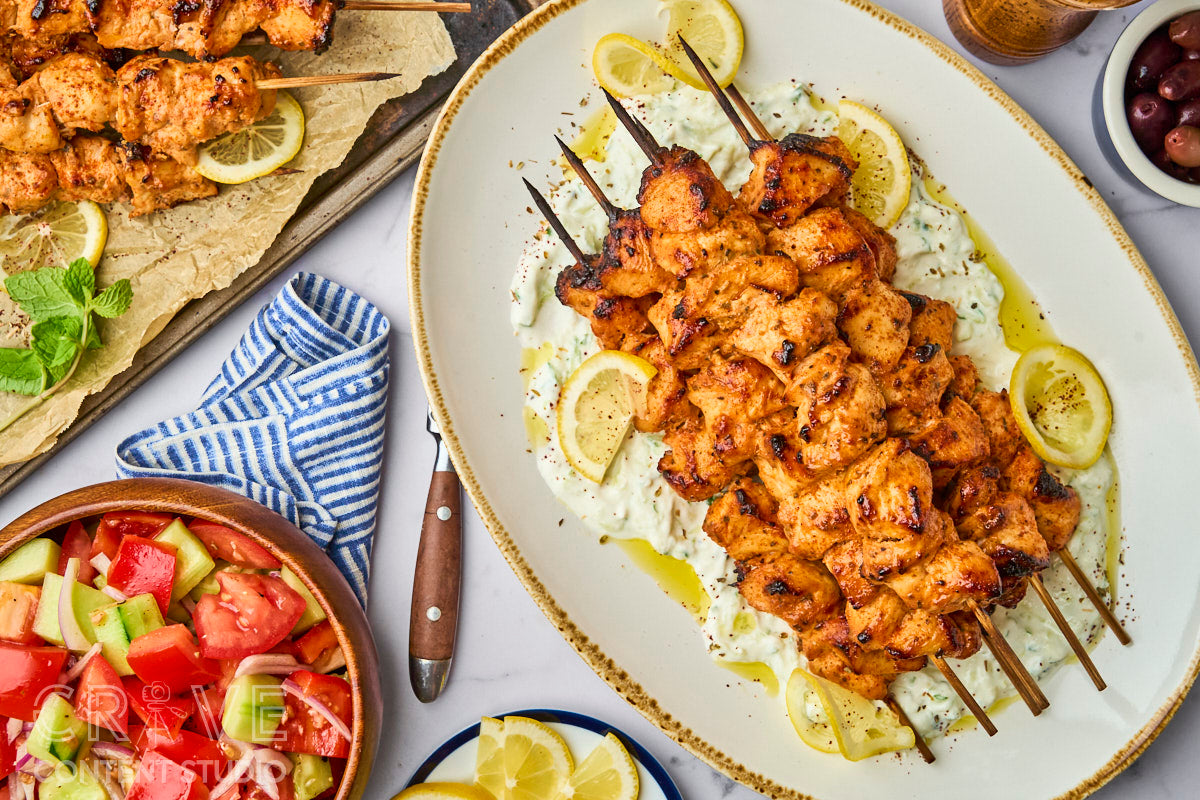 Greek Chicken Skewers