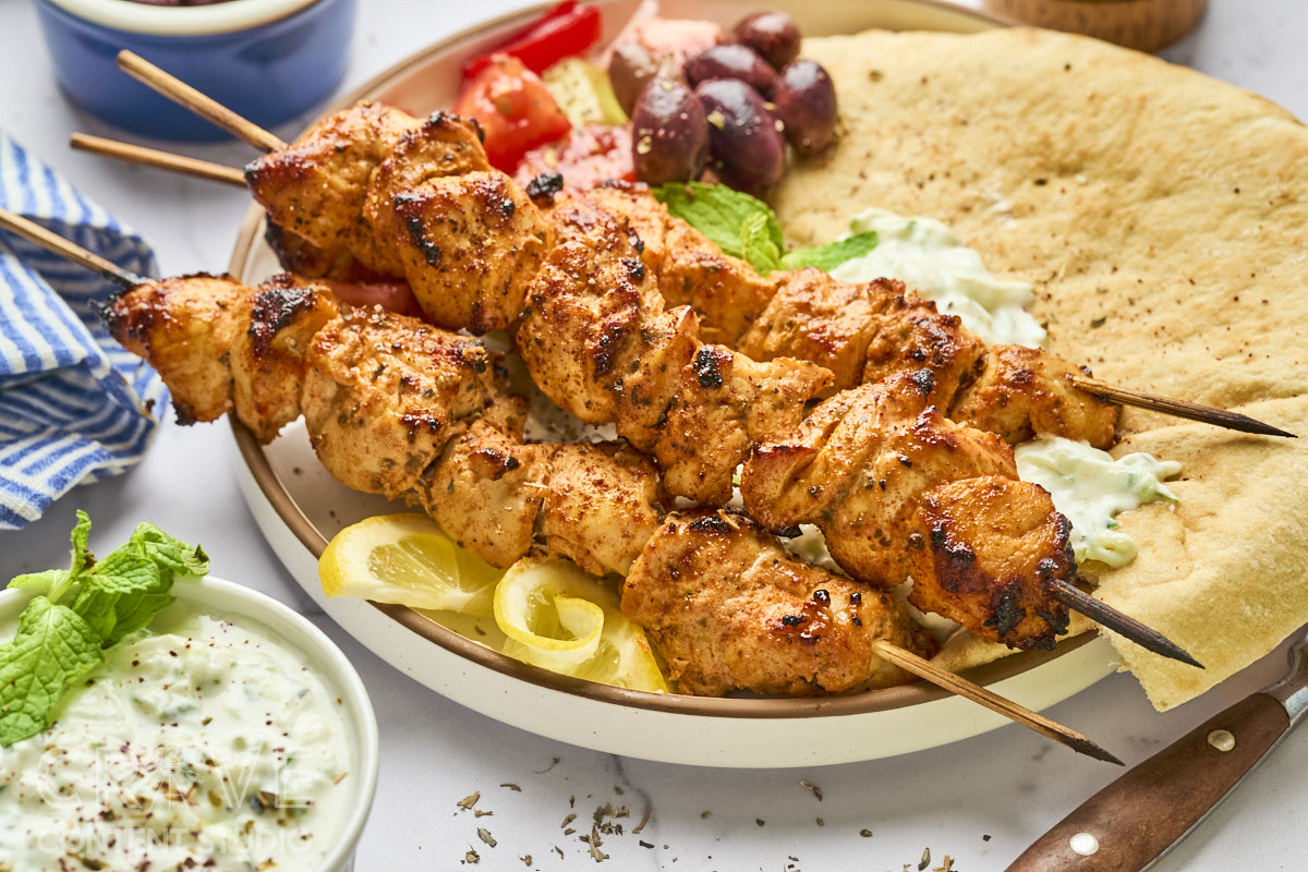 Greek Chicken Skewers