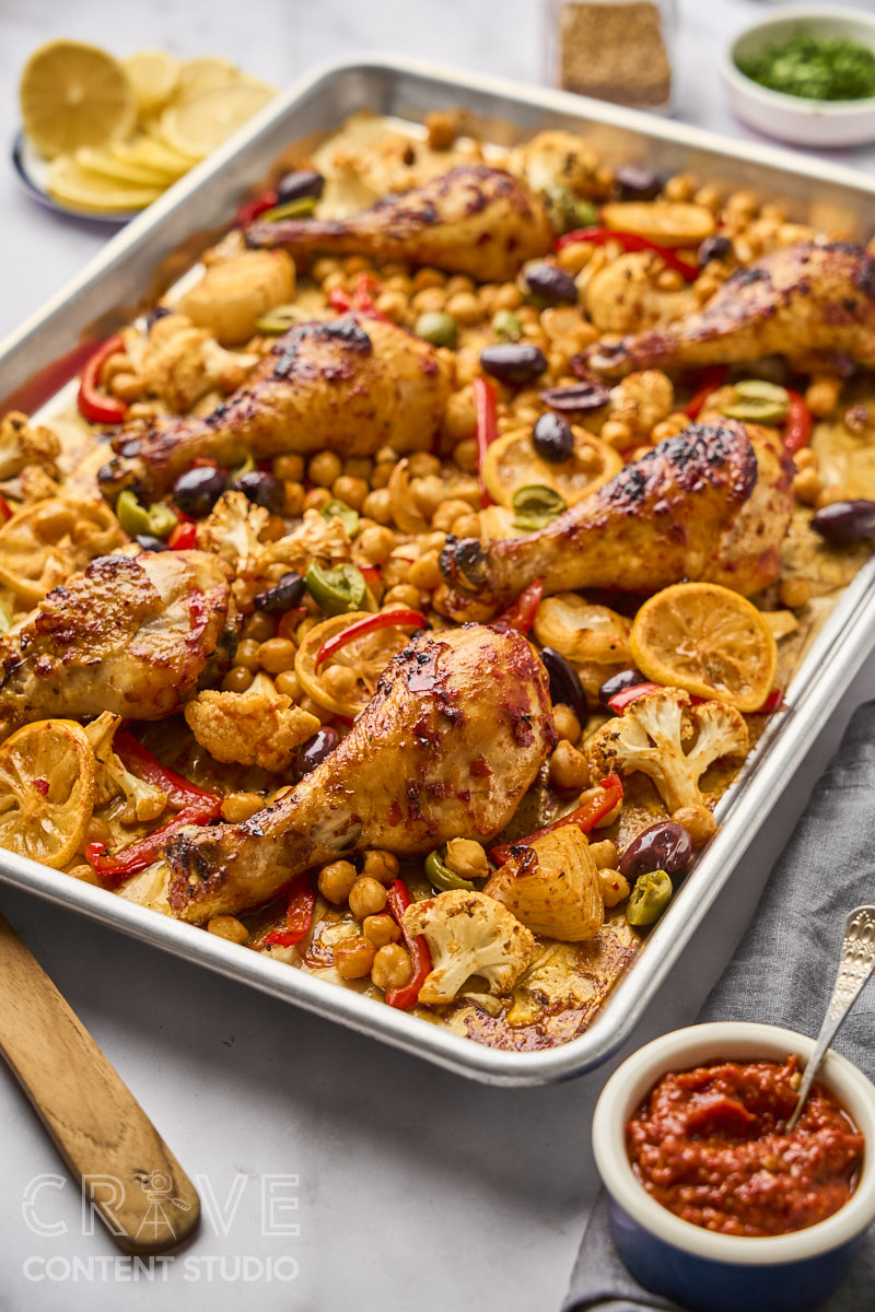 Harissa-Honey Roasted Chicken