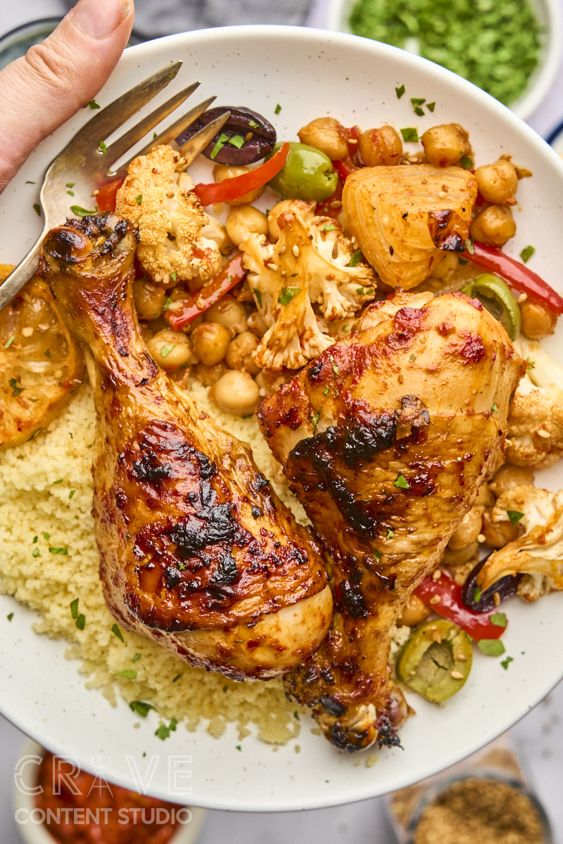 Harissa-Honey Roasted Chicken