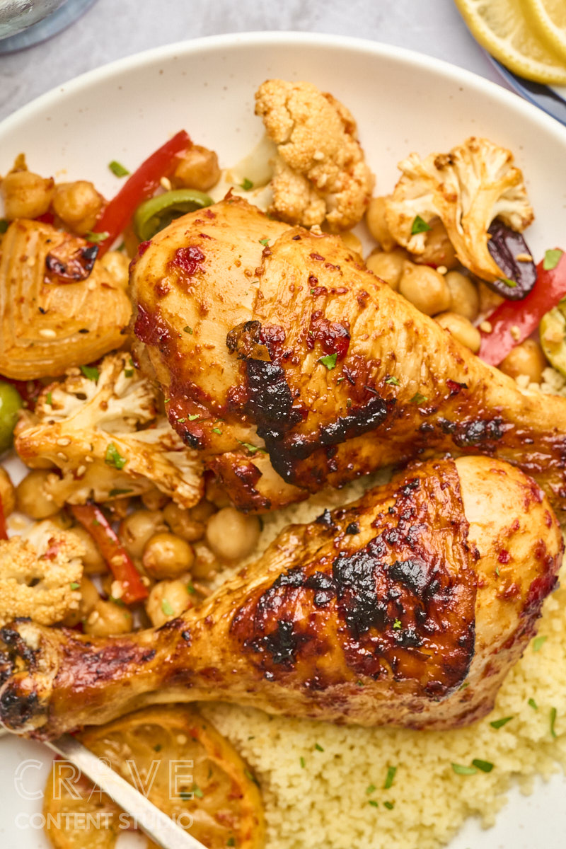 Harissa-Honey Roasted Chicken