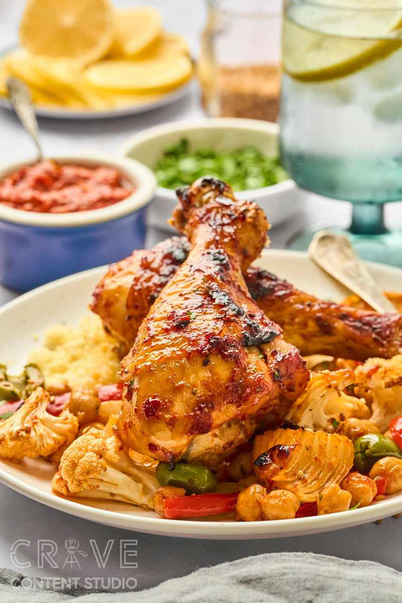 Harissa-Honey Roasted Chicken