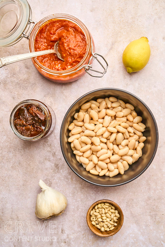 Lemony Harissa & Sun-Dried Tomato Dip