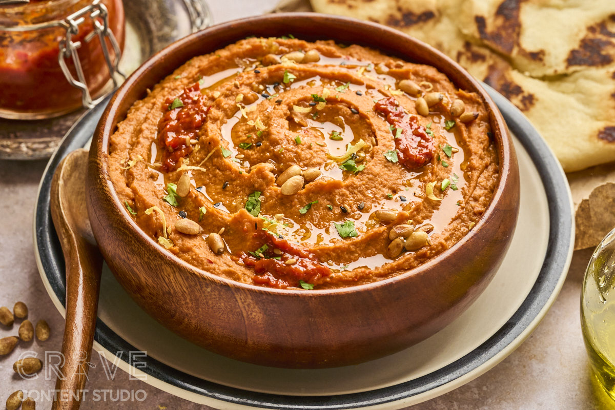 Lemony Harissa & Sun-Dried Tomato Dip