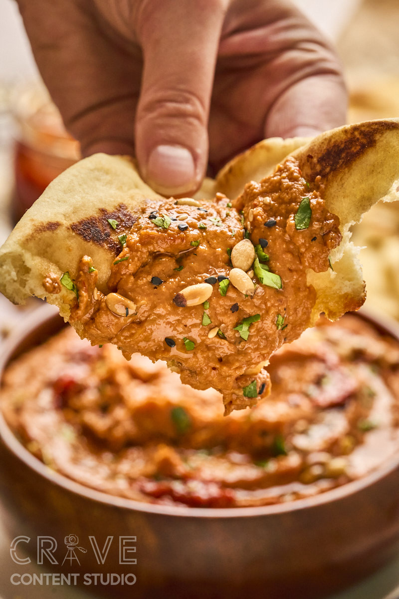 Lemony Harissa & Sun-Dried Tomato Dip