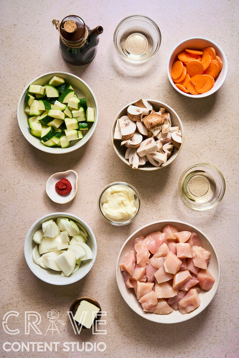 Hibachi Chicken & Vegetables with Yum Yum Sauce