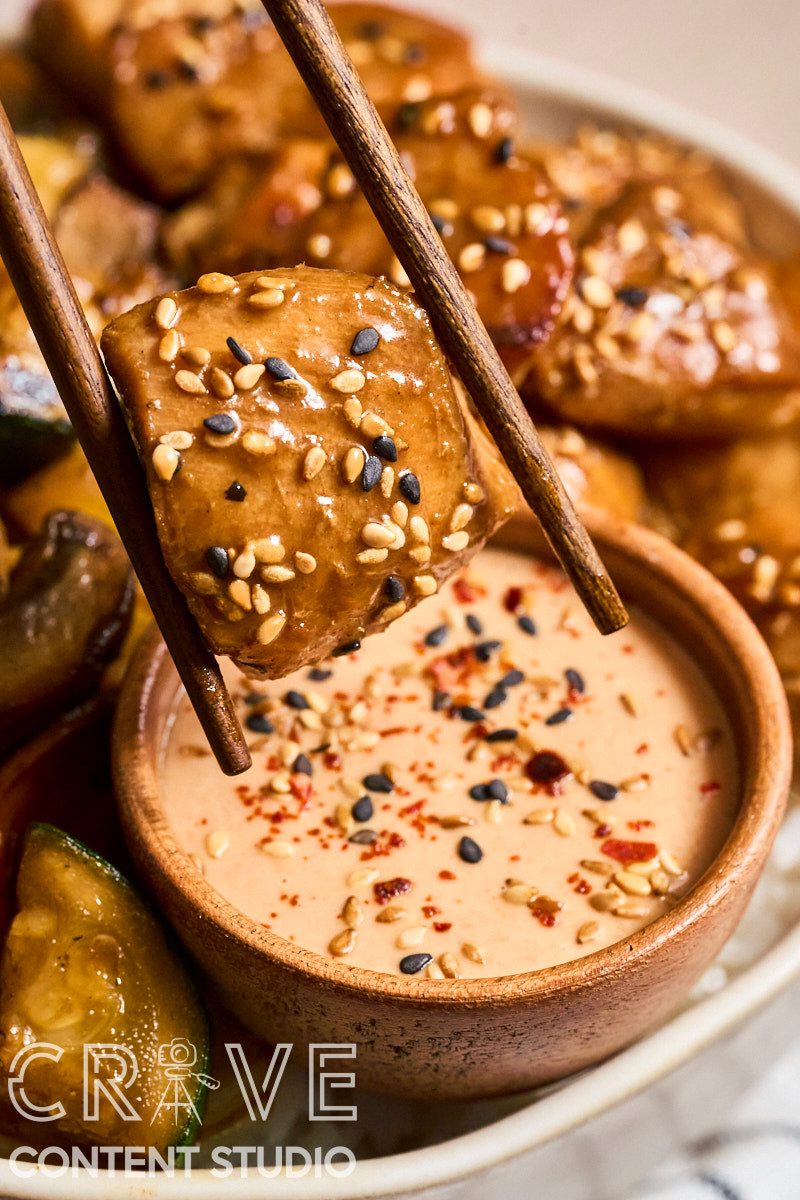 Hibachi Chicken & Vegetables with Yum Yum Sauce