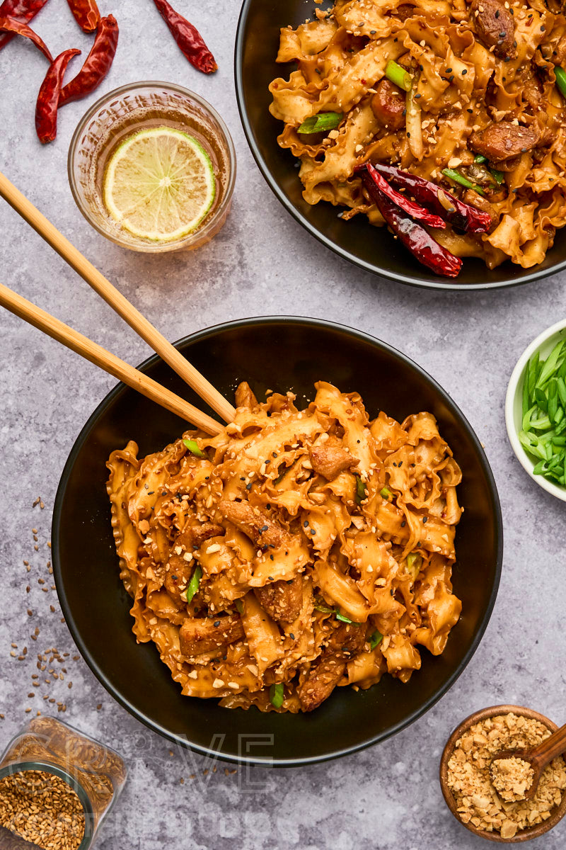 Kung Pao Chicken Noodles