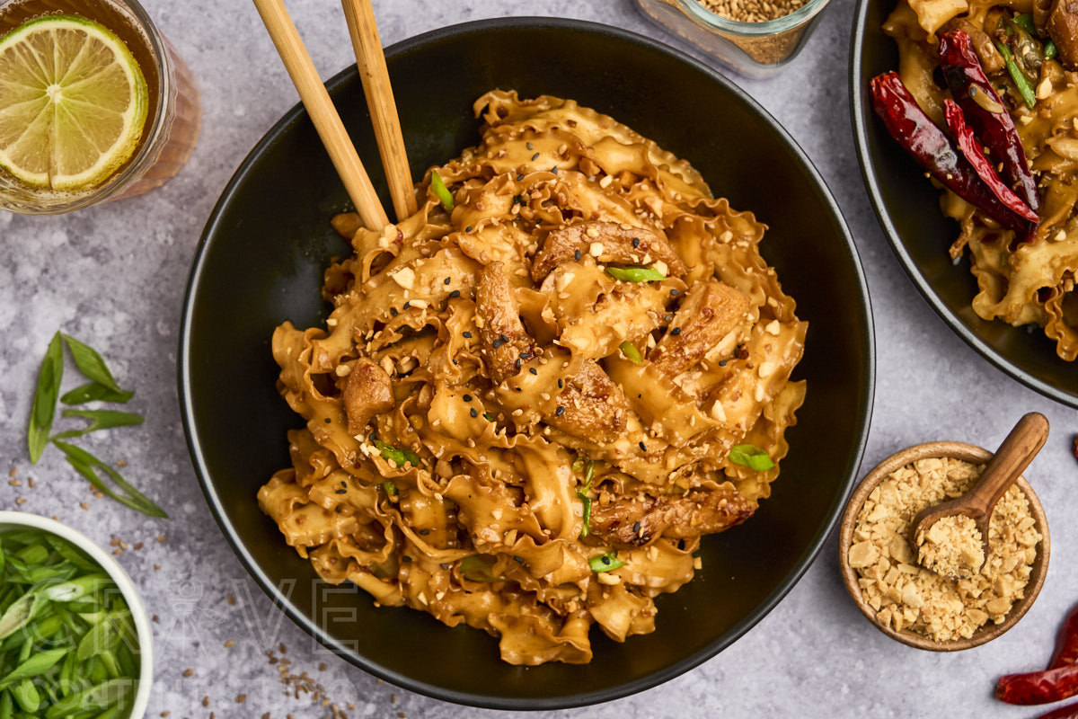 Kung Pao Chicken Noodles