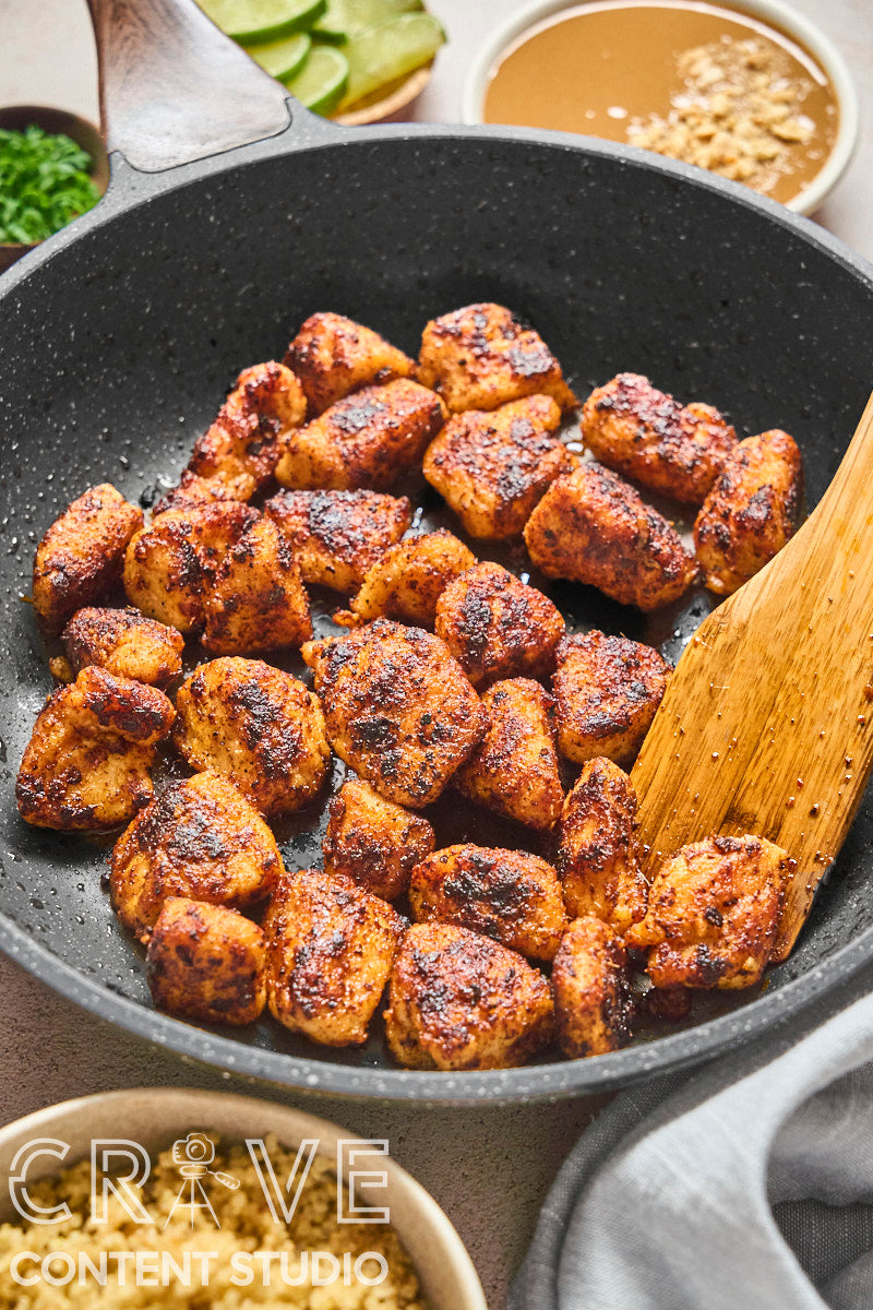 Stir-Fried Red Curry Chicken with Peanut Sauce
