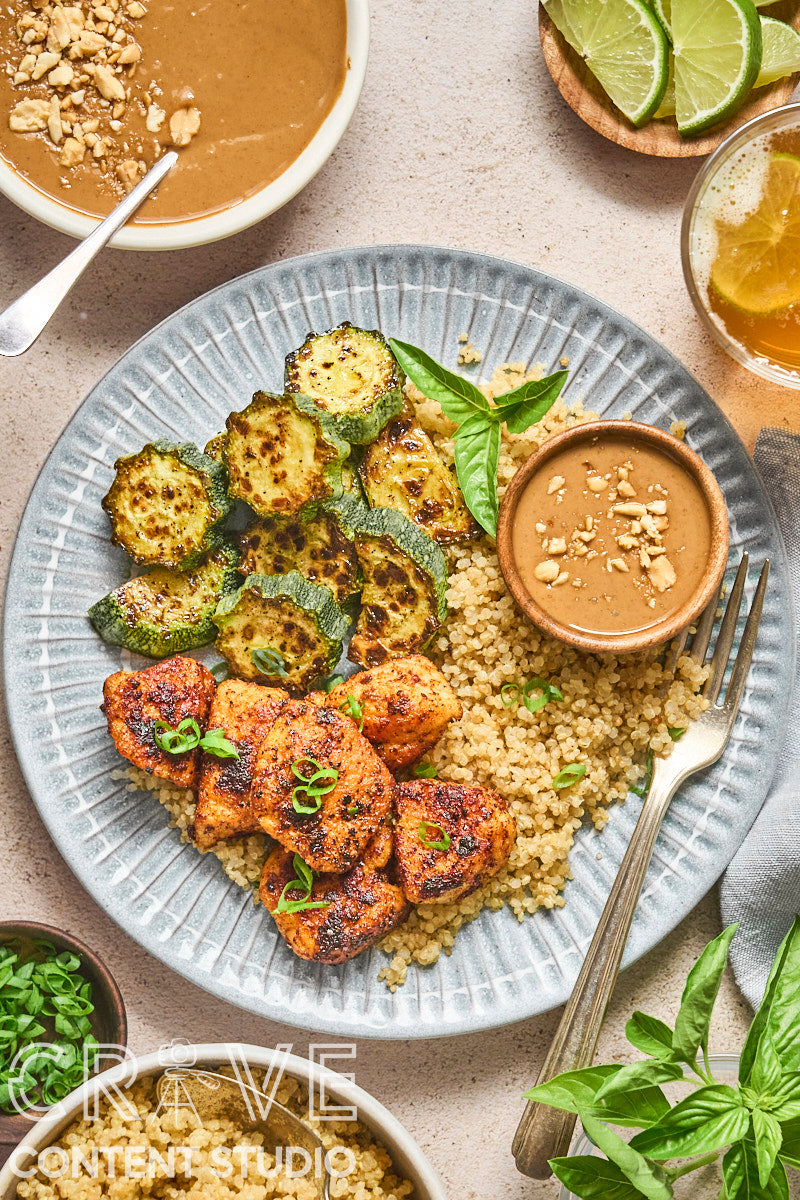 Stir-Fried Red Curry Chicken with Peanut Sauce