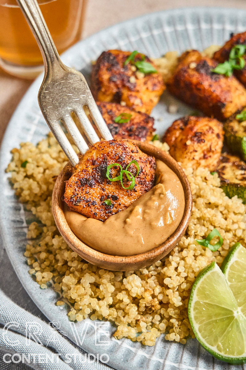 Stir-Fried Red Curry Chicken with Peanut Sauce