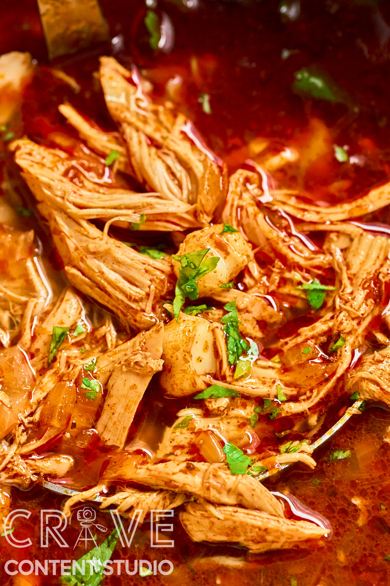 Rotisserie Chicken Posole Rojo