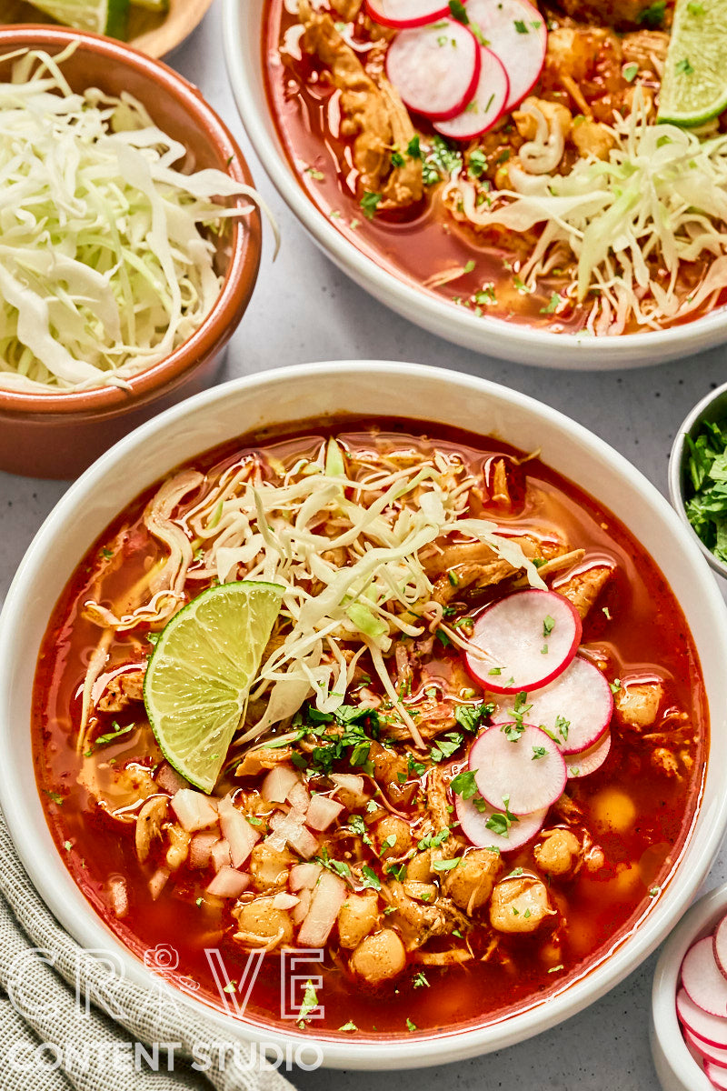 Rotisserie Chicken Posole Rojo