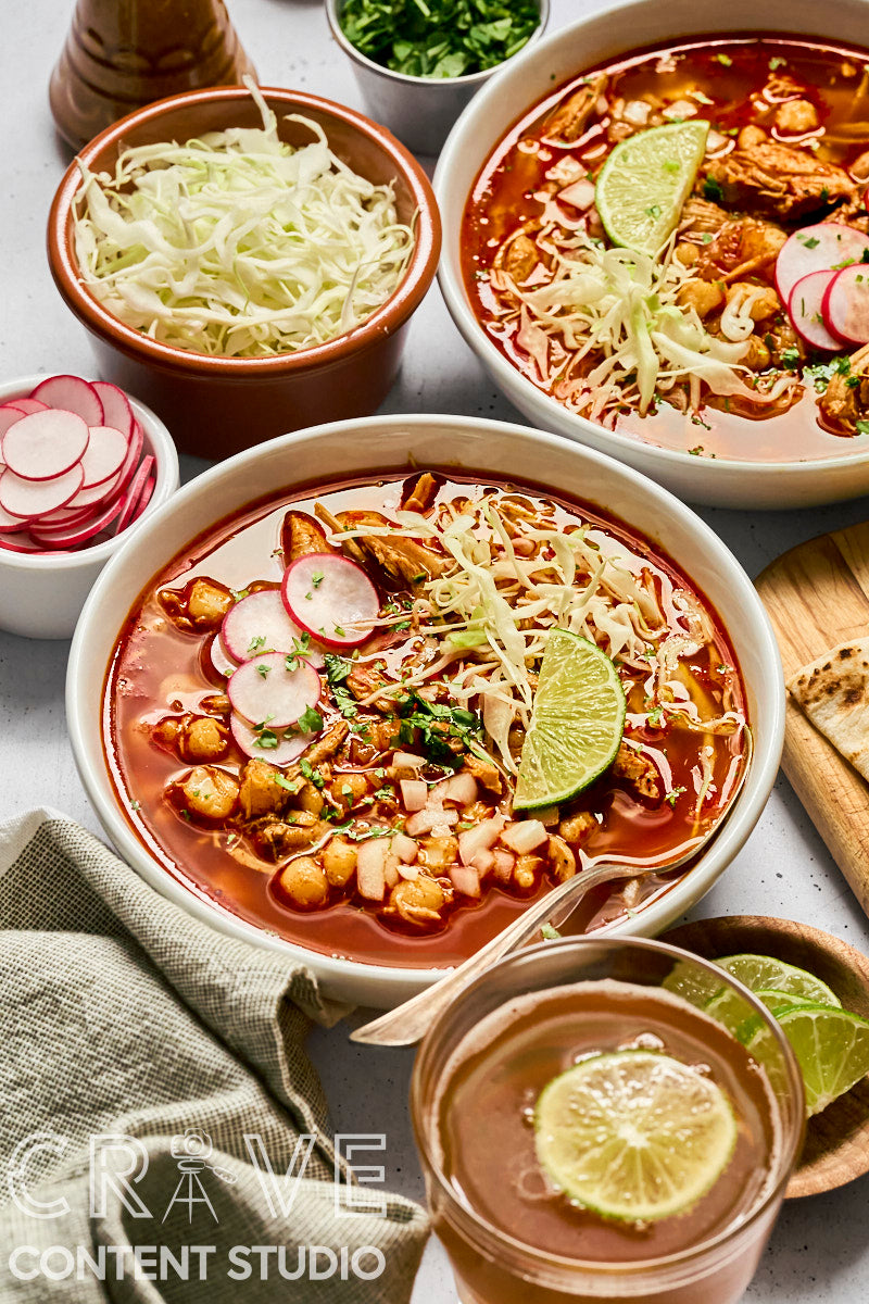 Rotisserie Chicken Posole Rojo