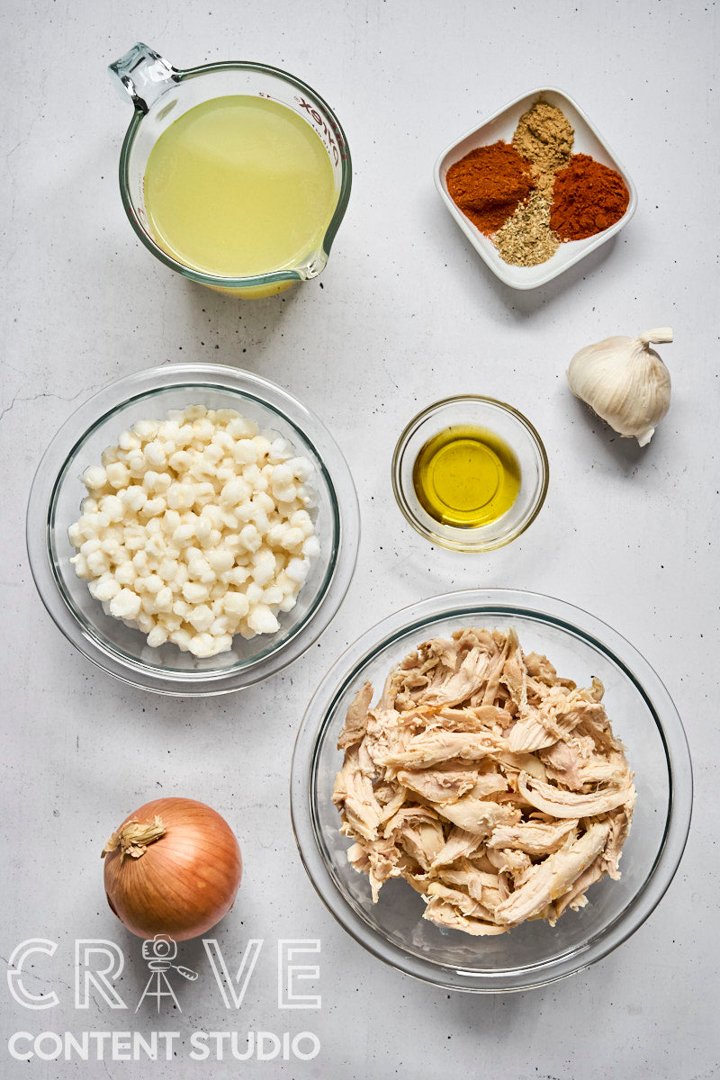 Rotisserie Chicken Posole Rojo