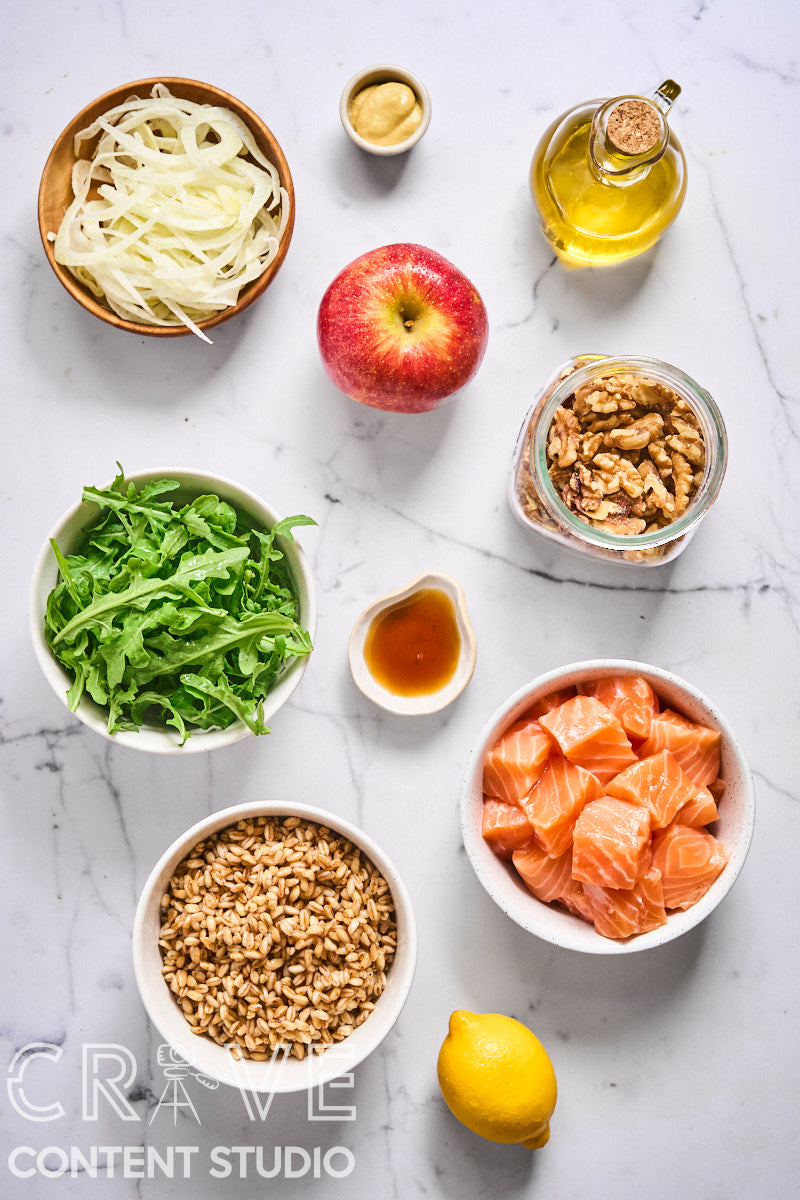 Salmon Bites Grain Bowl