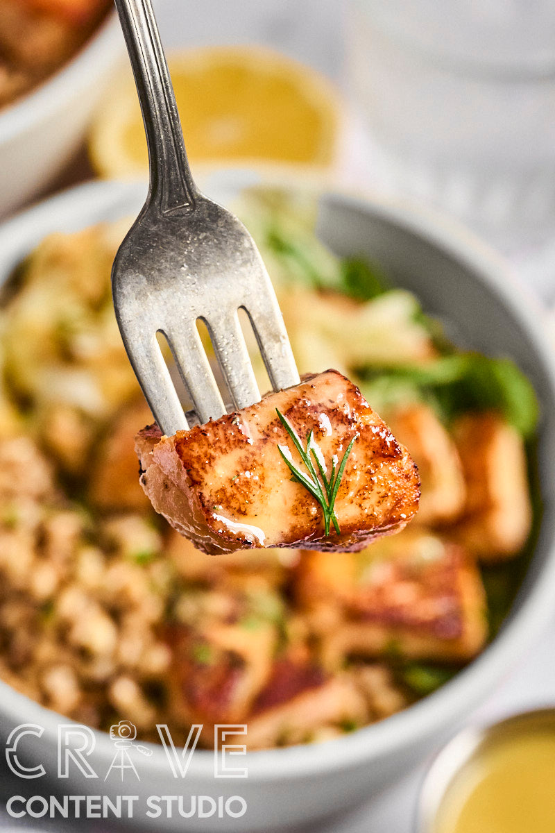Salmon Bites Grain Bowl