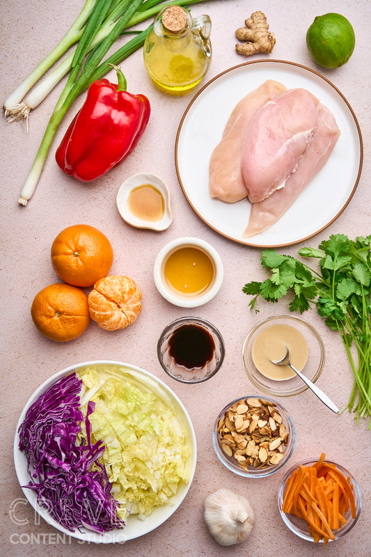 Sesame-Orange Chicken Salad