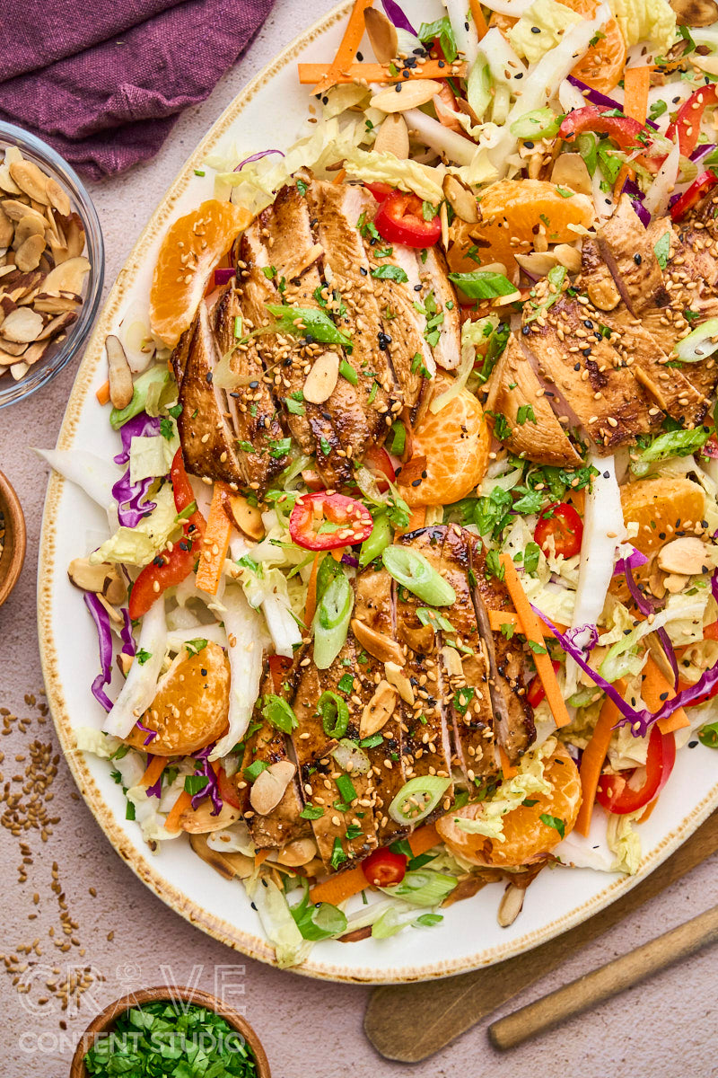 Sesame-Orange Chicken Salad