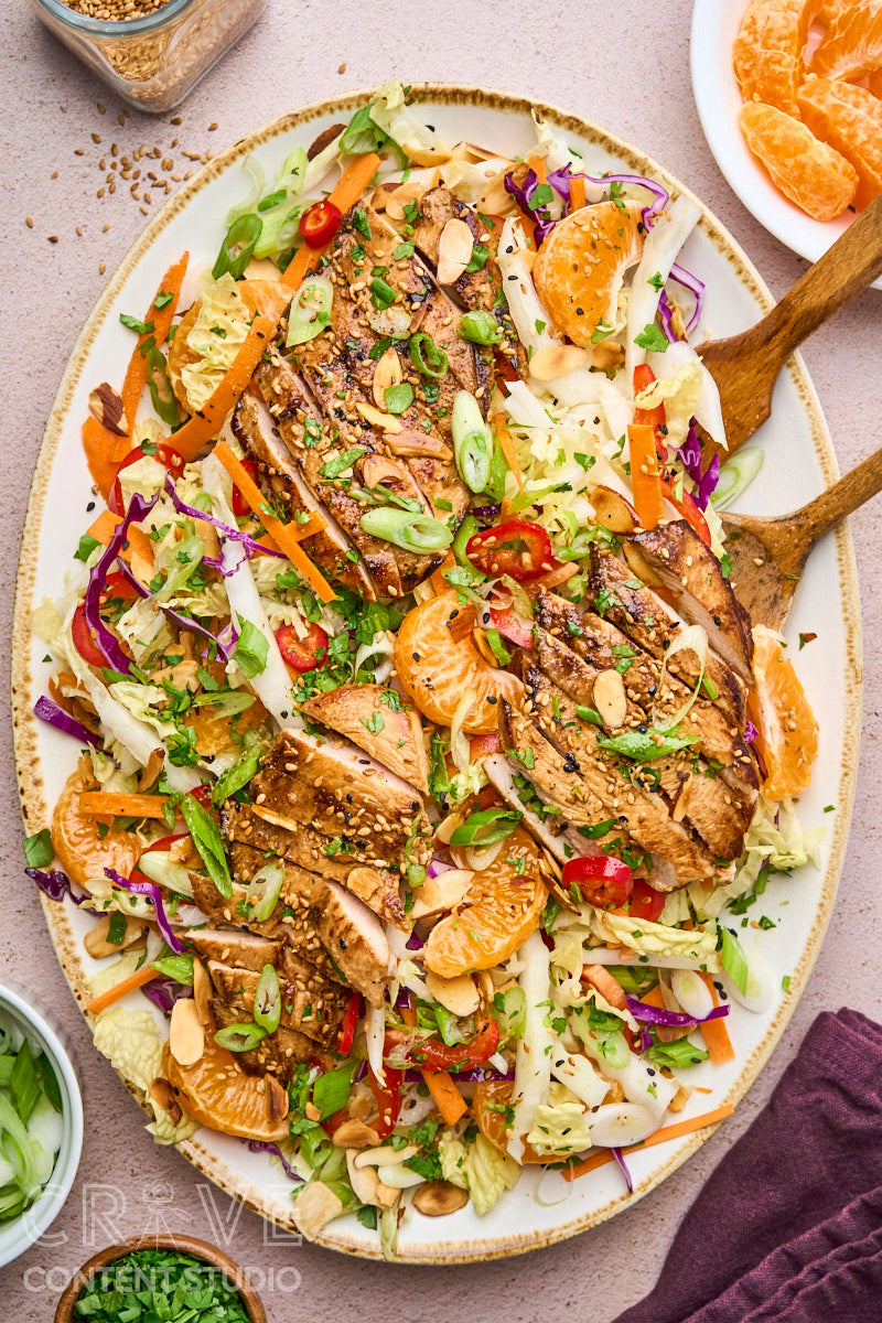 Sesame-Orange Chicken Salad