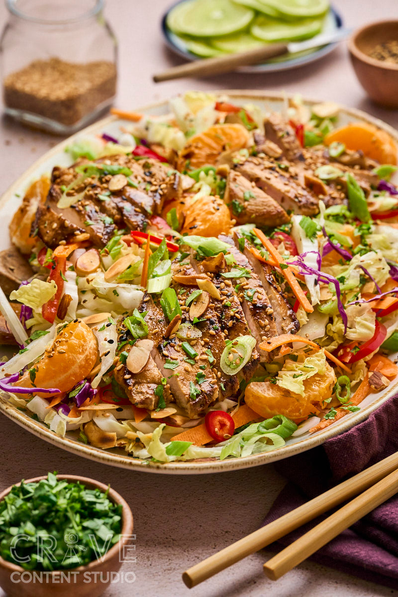 Sesame-Orange Chicken Salad