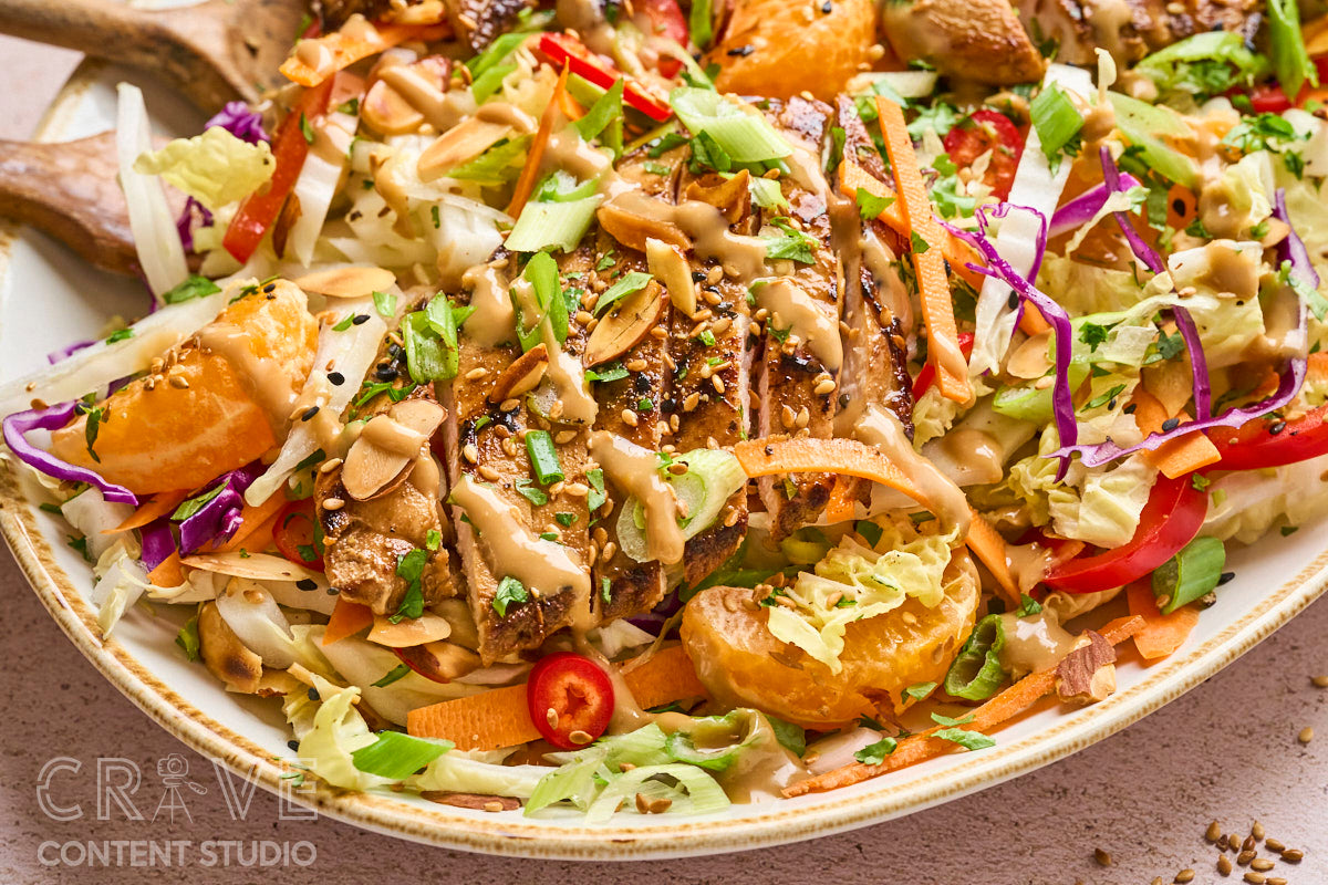 Sesame-Orange Chicken Salad