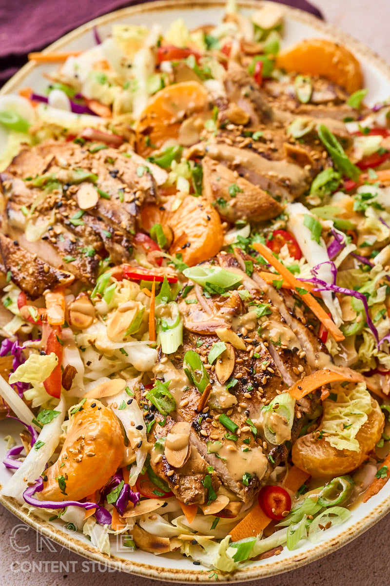 Sesame-Orange Chicken Salad