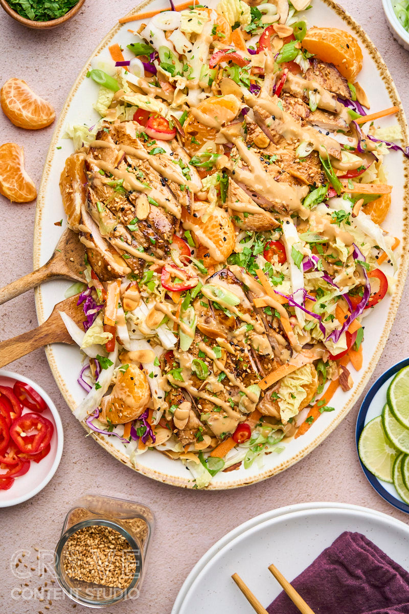 Sesame-Orange Chicken Salad