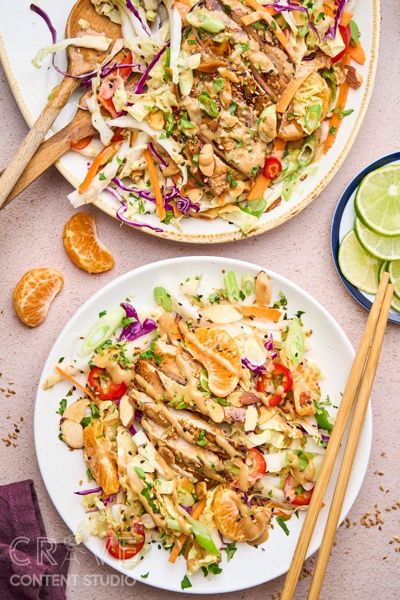 Sesame-Orange Chicken Salad