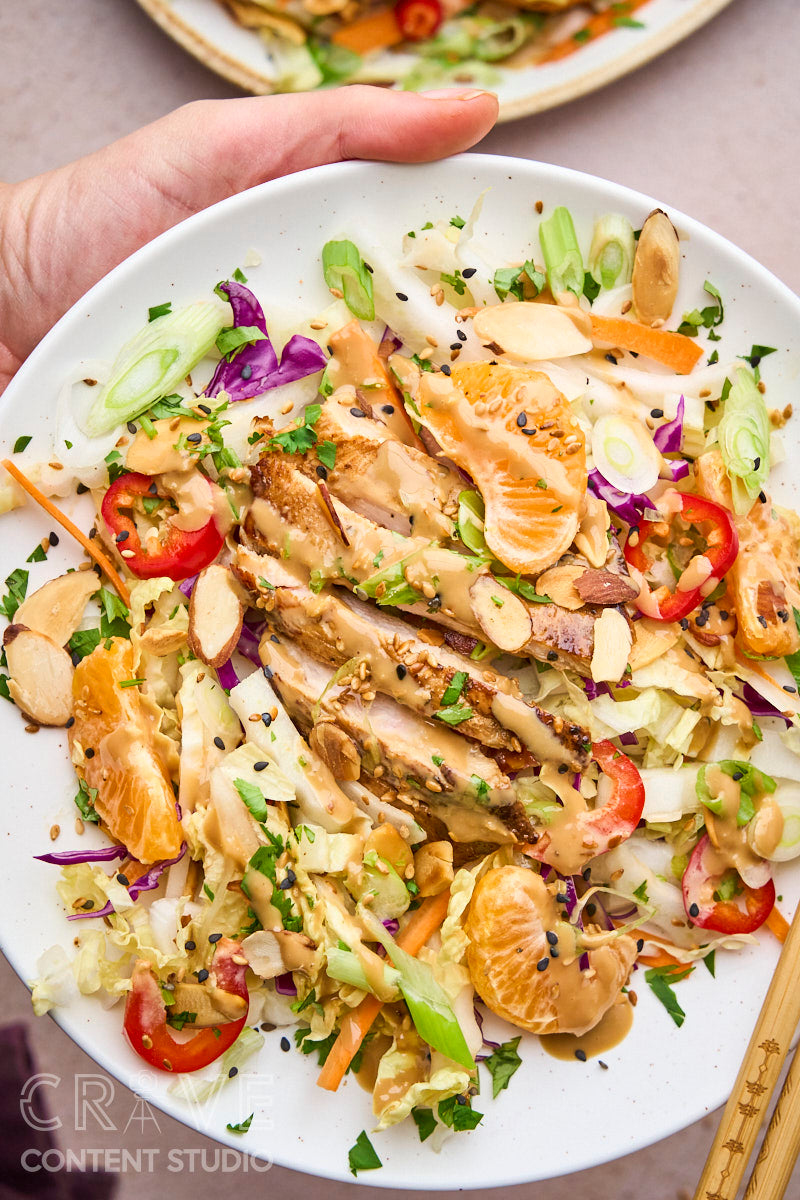 Sesame-Orange Chicken Salad