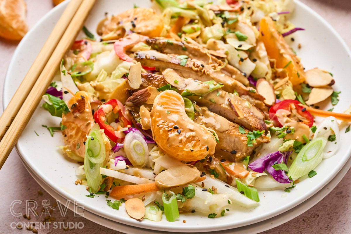 Sesame-Orange Chicken Salad