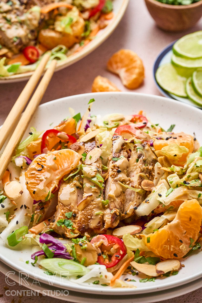 Sesame-Orange Chicken Salad