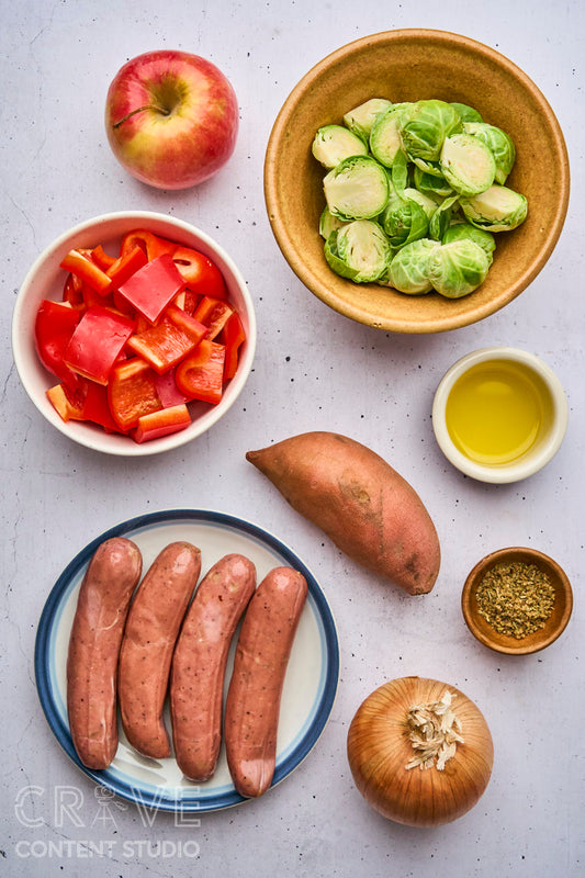 Chicken Sausage Sheet Pan Dinner