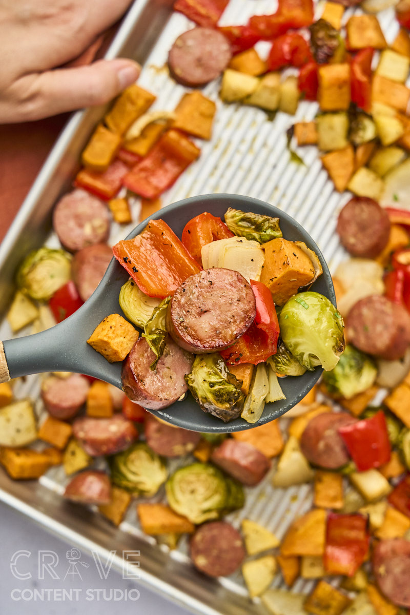 Chicken Sausage Sheet Pan Dinner