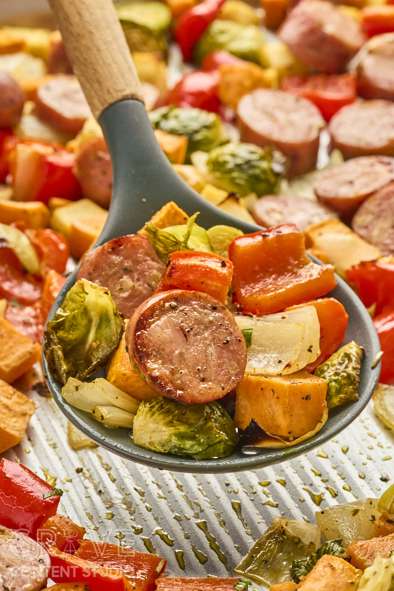 Chicken Sausage Sheet Pan Dinner